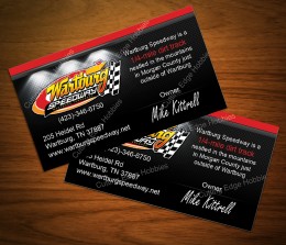 Wartburg Speedway Biz Cards