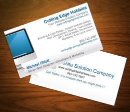 Cutting Edge Hobbies Biz Cards
