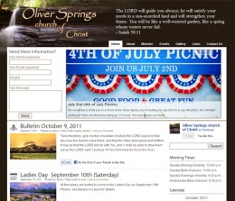 Oliver Springs church of Christ